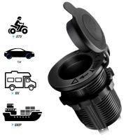 Enchufe De Cigarrillo Para Coche 12V 24V Adaptador De Plug Para Motocicletas Jack De Cigarrillos Multi-Enchufe Para Barco Camión RV ATV - details 5