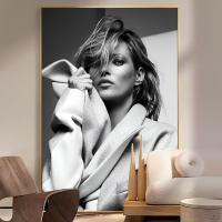 Pegatinas De Pared Kate Moss Vintage Posters Papel Adhesivo Blanco Calidad HD Decoración Moderna Retro Y Nostálgica Para Hogar Oficina Café - details 10