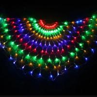 Luces De Hiedra LED Peacock Para Festivales 3.2x0.6M 420 LEDs Red Malla Exterior Decoración De Navidad Y Boda Lámpara De Guirnalda - details 5