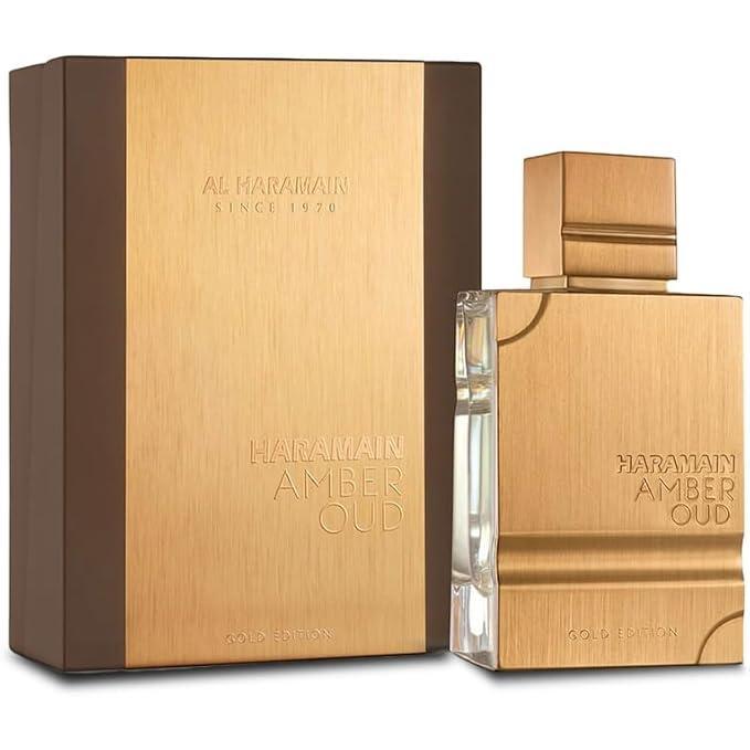 Al Haramain Amber Oud Gold Edition 100 ml | Eau de Parfum Unisex | Perfume Árabe de Larga Duración | Fragancia Árabe con Ámbar y Oud | Aroma Fresco y Afrutado para Hombres y Mujeres | Perfume de los Emiratos Árabes Unidos