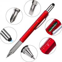 Bolígrafo Multifuncional 7 En 1 Con Herramienta Portátil Medidor Regla Técnica Destornillador Stylus Para Pantalla Táctil Nivel Espiritu - details 1