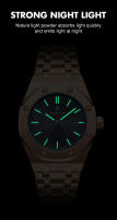 Reloj De Cuarzo Para Hombre Moda Con Correa De Aleación Y Anillo Octagonal Decorativo Movimiento De Cuarzo Alta Gama Reloj De Negocios - details 8
