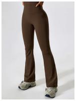 Pantalones De Yoga Para Mujer Cintura Alta Flared Transpirables Pantalones Deportivos Para Gimnasio Y Correr Talla Verdadera - details 11