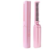 Nuevo peine inalámbrico para el Cabello Lacio, plancha de pelo perezosa, Carga USB, portátil, para Viajes, Pulido y alisado, peine PARA EL Cabello lacio perezoso para el hogar, Nuevo, inalámbrico, portáthil, Con Iones - details 5
