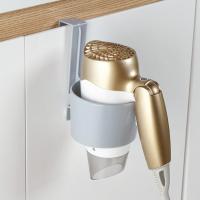 Estante De Baño ABS Soporte Para Secador De Pelo Montado En La Pared Organizador De Accesorios De Baño Con Rack Para Secador - details 18