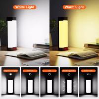 Lámpara LED de camping solar, magnética, recargable, 6000 mAh, Dos Luces LED, farolillos Eléctricos para Exterior, IP66 resistant to Agua/a prueba de Caídas, equipo de emerge, Blackout - details 0
