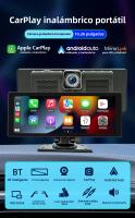 BQCC Reproductor Multimedia Portátil Para Coche 10.26 Pulgadas Pantalla IPS Car DVR Con Carplay Sin Cable Android Auto BT USB TF AUX Stereo Inteligente - details 1