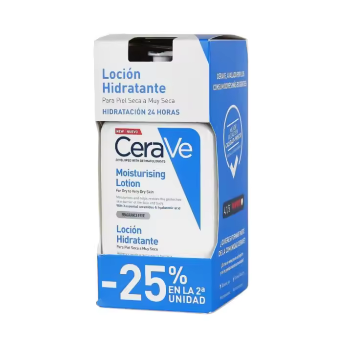 CeraVe Loción hidratante duplo 2 x 473ml - 1