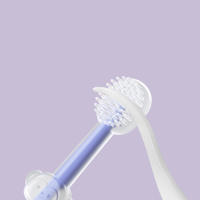 Set De 3 Cepillos Para Mascotas Silicón Azul Y Morado Para Perros Y Gatos Cuidado De Los Dientes Elimina El Aliento Malo Y La Tartaricia Suministros Para Mascotas - details 8