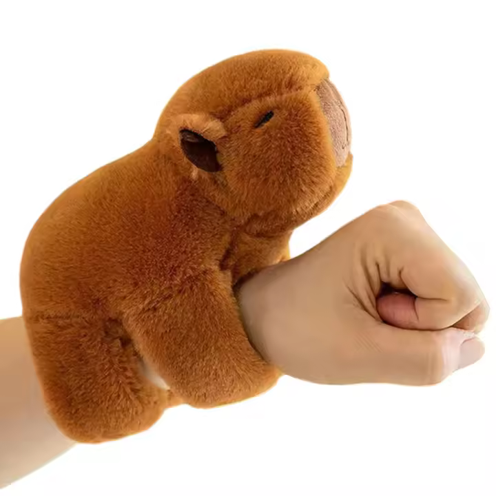Brazalete De Capybara Divertido Para Niñas Y Mujeres Muñeco De Peluche Kawaii Con Mano Que Da Clap Regalo Para Niños - 1