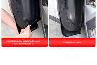 Defensas De Barro De Fibra De Carbono Mate Negro Para Tesla Model Y 2020-2023 Sin Necesidad De Perforar Agujeros Accesorios De Coche - details 7