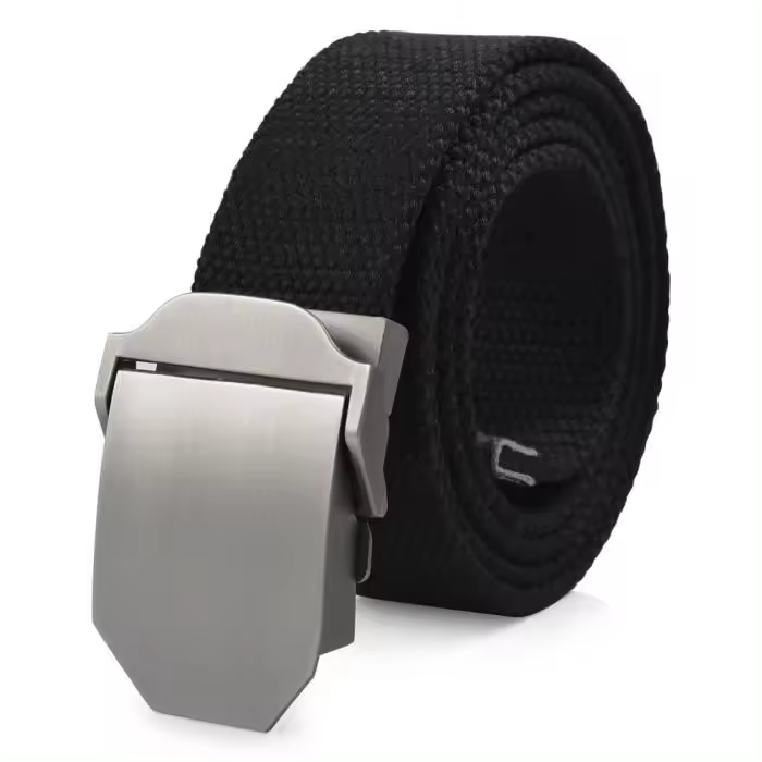 Cinturón - VBIGER - Lona - Unisex - 125cm - Hebilla Automática - Casual - 1