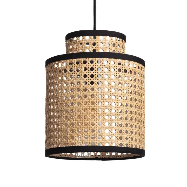 Ledkia Lámpara Colgante Ratán Huela Piccola Natural - 1