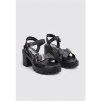 MTNG 59863 Sandalias Con Plataforma Mujer Negro - details 0