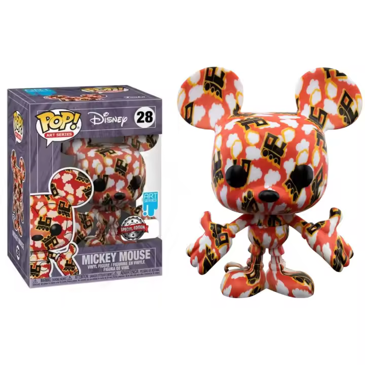 FUNKO POP! DISNEY: ART SERIES - MICKEY MOUSE + CAJA PROTECTORA, 55469, Nº28, TIENDA CON LICENCIA OFICIAL - 1
