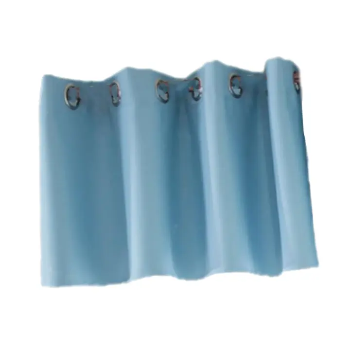  Cortinas De Ventana Negras Con Capa De Absorción De Luz En 6 Colores Y 2 Tamaños Tiers Valance Translúcidas Voile Para Café Y Cocina - 1