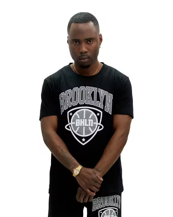 Camiseta Area Zero Negra Brooklin Basic Tee - 1