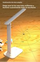 Lámpara De Escritorio LED Recargable USB 4800mAh Toque Protección Ocular 3 Colores Dimmer Continuo Luz Nocturna Para Estudio Lectura - details 8