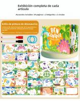 Libro Ocupado Para Bebés Montessori Primer Libro Quieto Juego De Aprendizaje Temprano Para Niños Y Niñas Diseño De Dibujos Animados Reutilizable - details 16