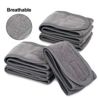 Diadema facial de Spa, toalla elástica para la figura, para baño, maquillaje y Transporte, 8,9 cm de ancho - details 2