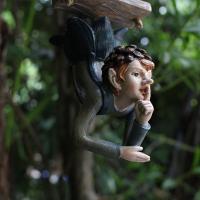 Adornos De Hobbit Para Jardín Decoración De Pared Para Casa Figura De Hobbit Para Valla Patio Jardín Árbol Regalo De Navidad - details 4