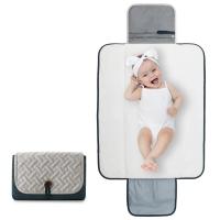 Alfombrilla De Cambio Para Bebé Recién Nacido Plegable Y Resistente Al Agua Multifuncional Portátil Matrícula De Pañales Para Niños Y Niñas De 0 a 12 Meses - details 15