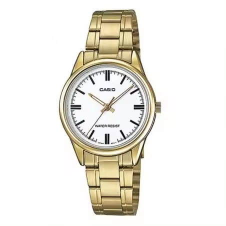Casio LTP-V005G-7A - Reloj Clásico Mujer, Diseño Elegante, Acero Dorado, Cuarzo y Resistente al Agua - 1