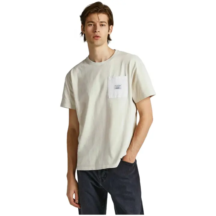 Camiseta de Manga Corta Pepe Jeans Oxford para hombre en color blanco - 1