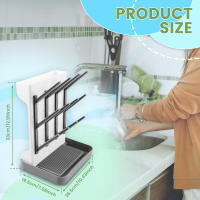 Rack De Secado Vertical Para Botellas De Bebé Organizador Espacioso Soporte Para Botellas Y Tazas Ahorra Espacio - details 2