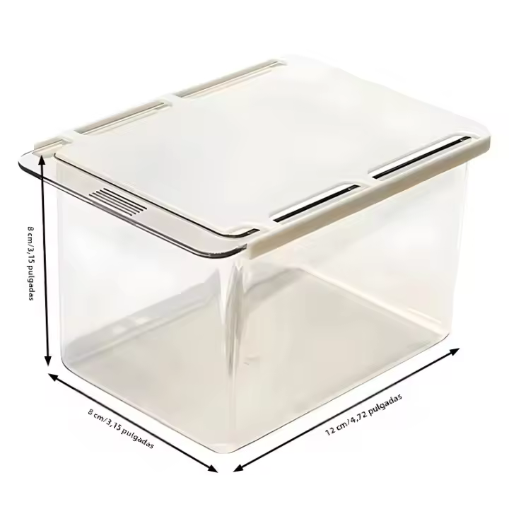 Caja De Almacenamiento Transparente Para Baño Con Cajón Estilo Armario De Espejo Caja Bajo El Espejo Para Algodón Maquillaje - 1