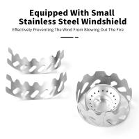 Mini Estufa De Camping Aluminio 40ml Con Ventilador De Acero Inoxidable Portátil Para Senderismo Y Acampar Sin Ignición Incluida - details 3