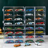 Caja De Almacenamiento Para Coches a Escala 1:64 Con 8 Ranuras Transparentes Protector Contra Polvo Para Colección De Juguetes - details 2
