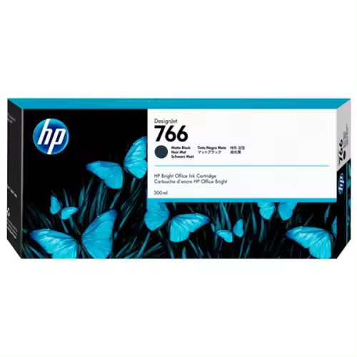 Hp 766 negro mate cartucho de tinta original - p2v92a - 1