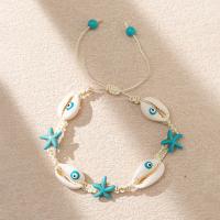 Collar Boho De Concha Natural Para Mujeres Y Niñas Con Estrella De Mar Y Caracol Cadena De Hilo Suave Joyería De Playa Para Vacaciones Regalo - details 10