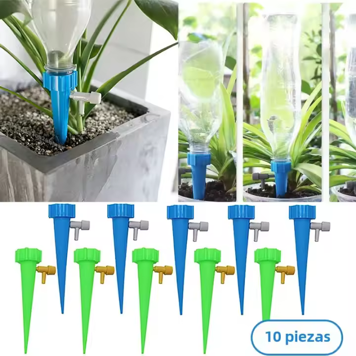 Kit De Riego Automático Para Plantas Y Flores Herramientas De Control Ajustable Dispositivo De Riego Gadgets De Jardín - 1