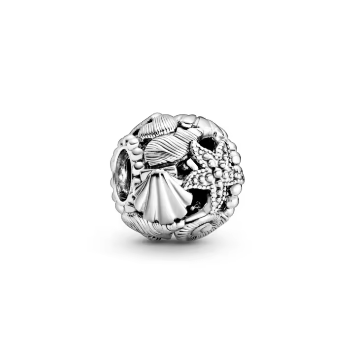 Pandora Pandora Charm en plata de ley Estrella de Mar, Conchas y Corazones en Filigrana 798950C00 , para Mujer - 1