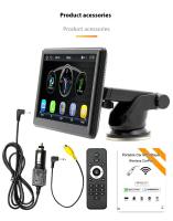 Estéreo portátil del coche de la pantalla táctil de 7 pulgadas with Carplay inalámbrico y Bluetooth, control de La Voz para todos los vehículos - details 7