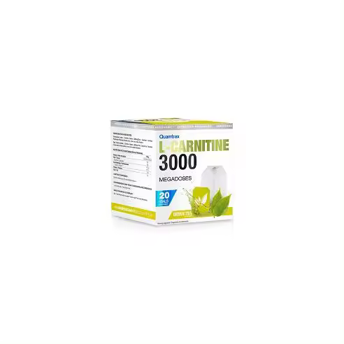 Quamtrax L-CARNITINE 3000 (1 CAJA -20 VIALES) GREEN TEA - 1