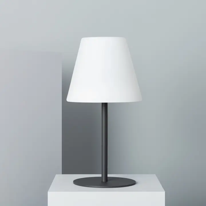 Ledkia Lámpara de Mesa Exterior Solar LED de Aluminio Larso - 1