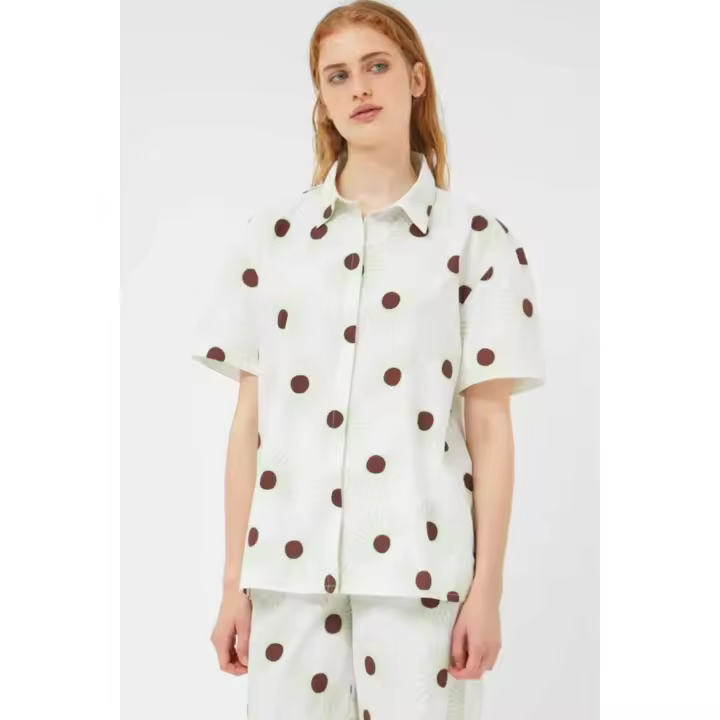 Compañia Fantastica Camisa Unisex Floral Green Sun - 1