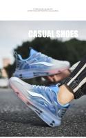 Zapatos De Verano Para Hombre Calzado Deportivo Casual De Alta Calidad Transpirable Zapatillas Moda 2024 Material Superior PU Tacón Bajo Cierre Con Cordones - details 2