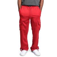 Pantalones De Cargo Para Hombre Ajuste Recto Deportivos Otoño Invierno Streetwear Sueltos De Algodón Con Múltiples Bolsillos - details 6