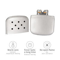 Mini Calentador De Mano Portátil Para Exteriores Con Bolsa Para Pesca Camping Caminar Invierno Acrílico Y Metal No Disponible Con Ignición - details 4