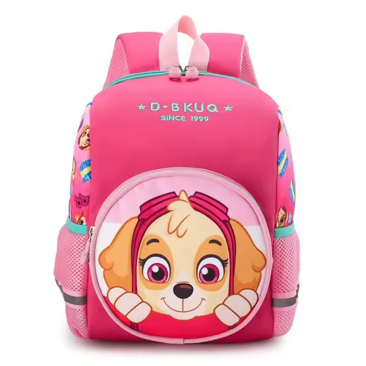 Mochila PAW Patrol Para Niños Y Niñas Con Dibujos De Perros Lástima Material Principal Denim Forro De Nylon Estilo Ingles Cierre De Cremallera - 1