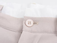 Conjunto De Vestido Y Pantalones Anchos Para Mujer TRAFZA Estilo Retro Sin Espalda Halter Collar Delgado Botones + Cintura Alta Pleated Con Bolsillos - details 14