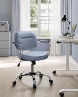 Silla Ergonómica de Escritorio con Reposabrazos Individuales - Silla Giratoria de Oficina con Inclinación y Altura Ajustable, Ideal para Dormitorio u Oficina - details 1