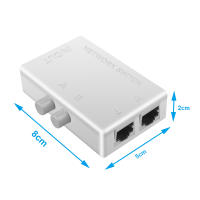Adaptador De Ethernet 1000Mbps 1 En 2 Salidas RJ45 Cat 6 Para PC Laptop TV Box Router Conector De Red Splitter De Cobre - details 10
