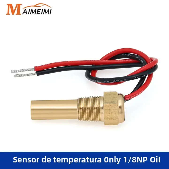 Gauge De Aceite 52mm 2 En 1 Con Medidor De Temperatura Y Presión De Aceite 0-10 Bar Con Alarma Para Coche Y Barco 12V 24V - 1