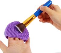 Limpiador de silicona para lavar brochas de maquillaje, guante de silicona con forma de corazón, aplicador de maquillaje de silicona - details 0