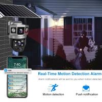Cámara de Vigilancia Seguridad PTZ, Cámara IP V380 Pro Solar WIFI CCTV 12MP Dos Lentes Tres Pantallas Seguimiento Automático Exterior 4K - details 6